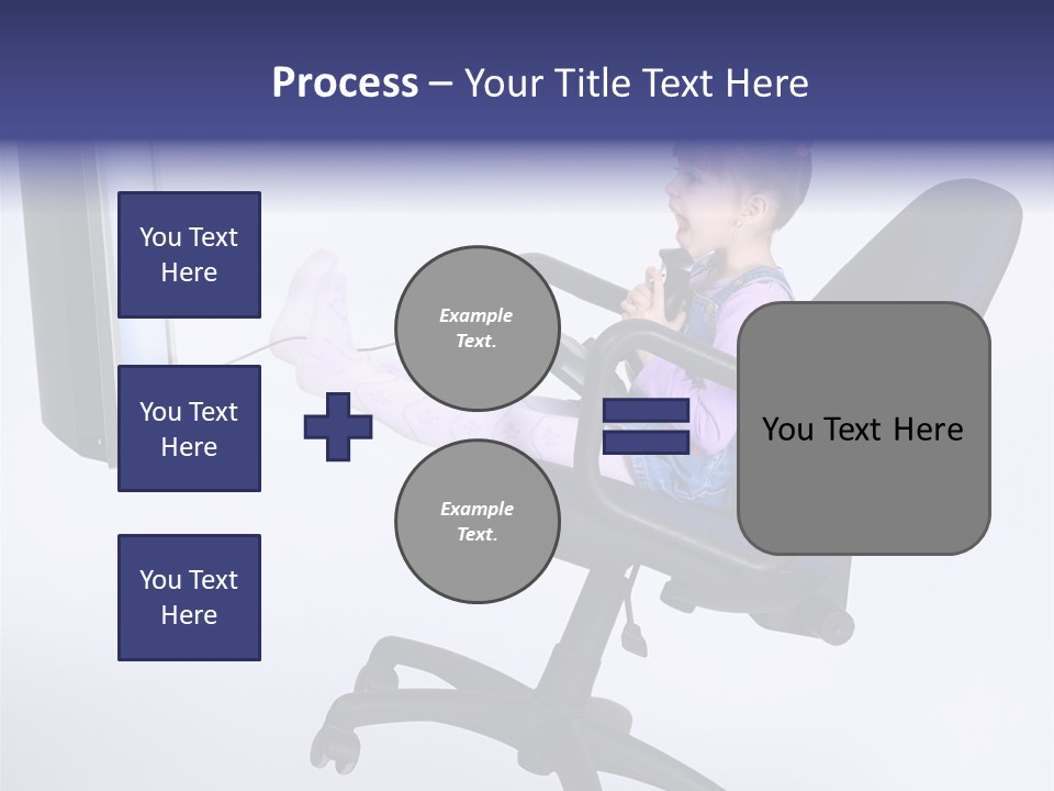 Child Enjoyment Virtual PowerPoint Template