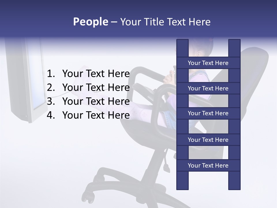 Child Enjoyment Virtual PowerPoint Template