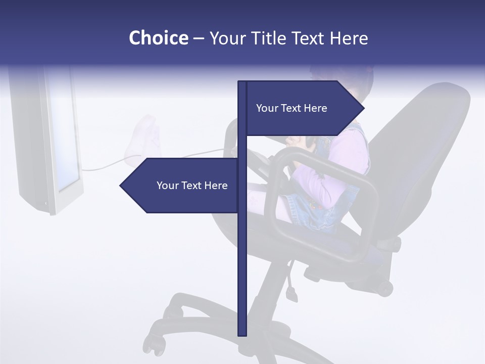 Child Enjoyment Virtual PowerPoint Template