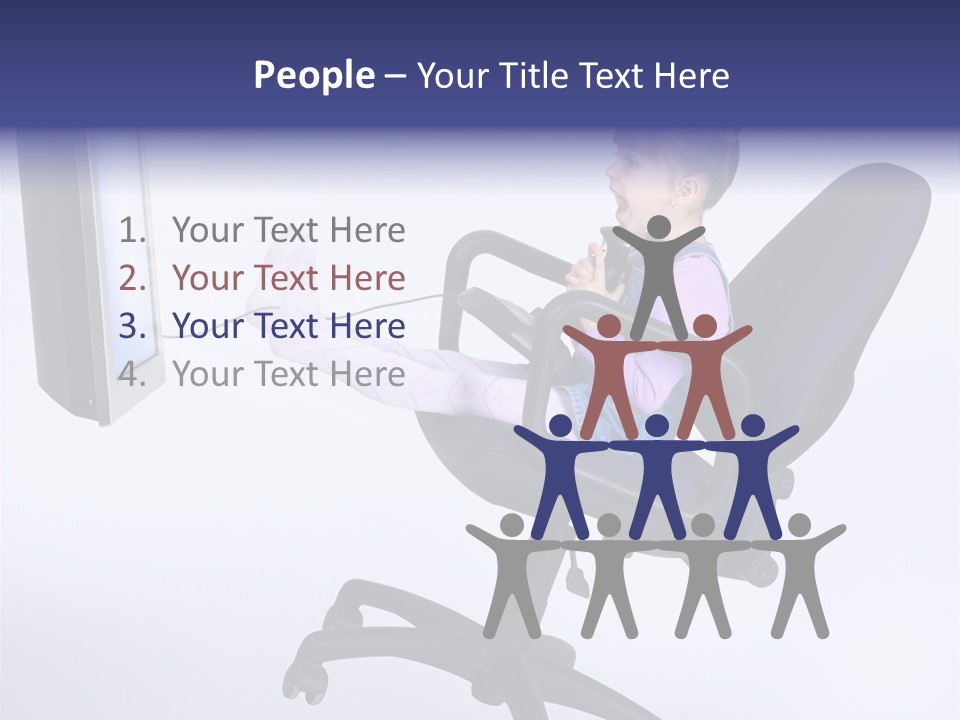 Child Enjoyment Virtual PowerPoint Template