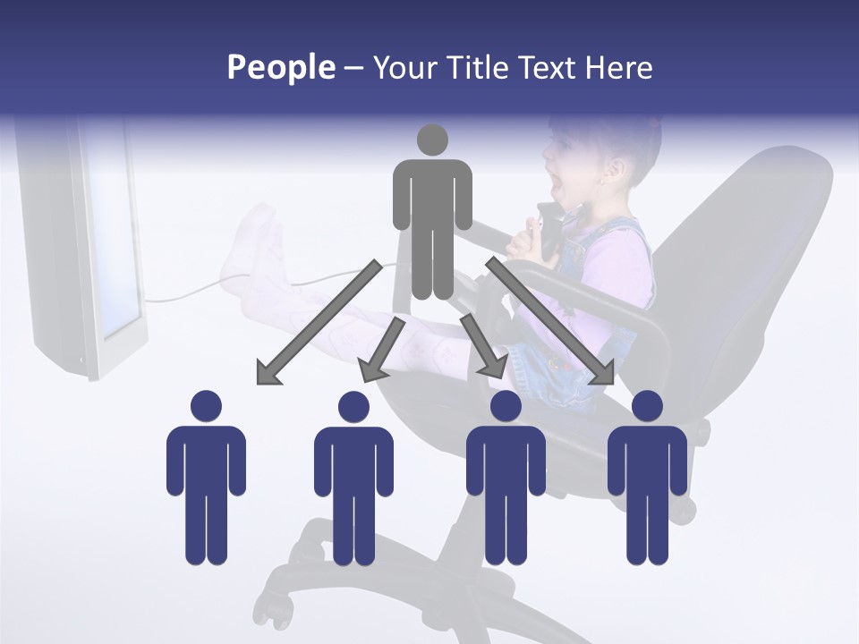 Child Enjoyment Virtual PowerPoint Template