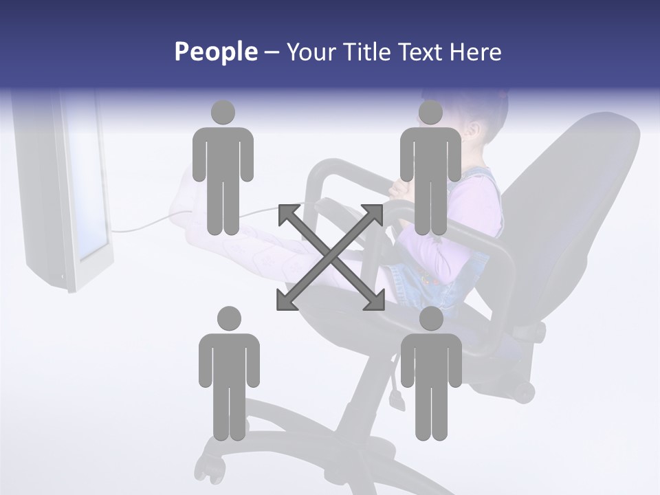 Child Enjoyment Virtual PowerPoint Template