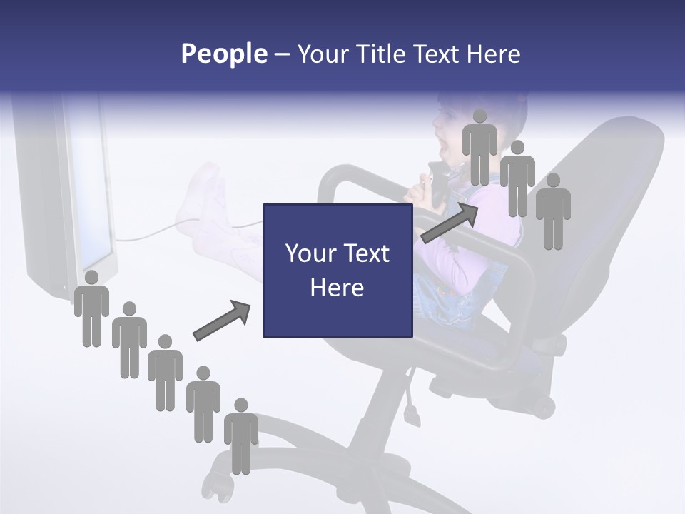 Child Enjoyment Virtual PowerPoint Template