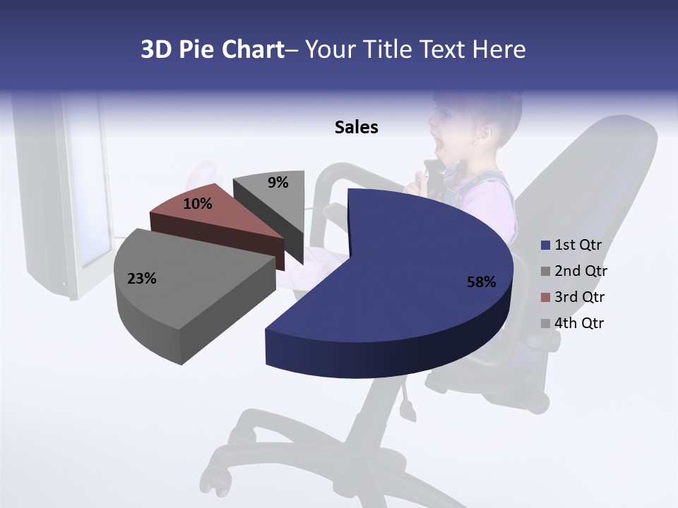 Child Enjoyment Virtual PowerPoint Template