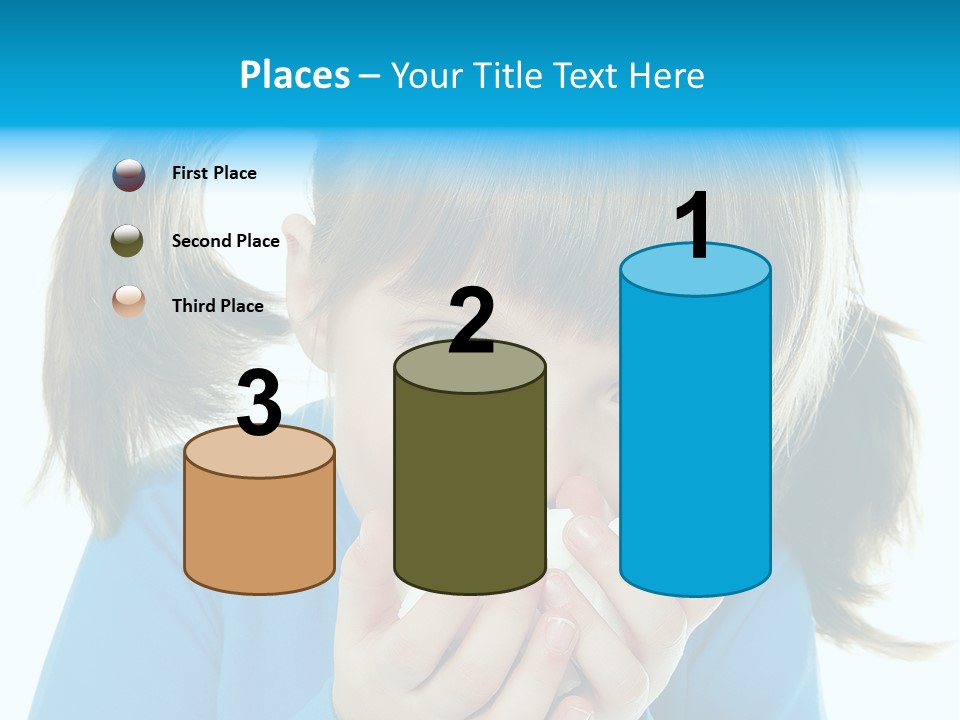 Natural Portrait Caucasian PowerPoint Template