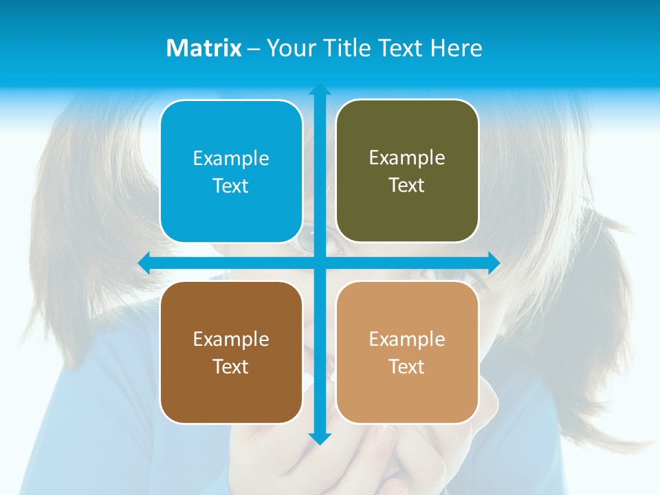 Natural Portrait Caucasian PowerPoint Template