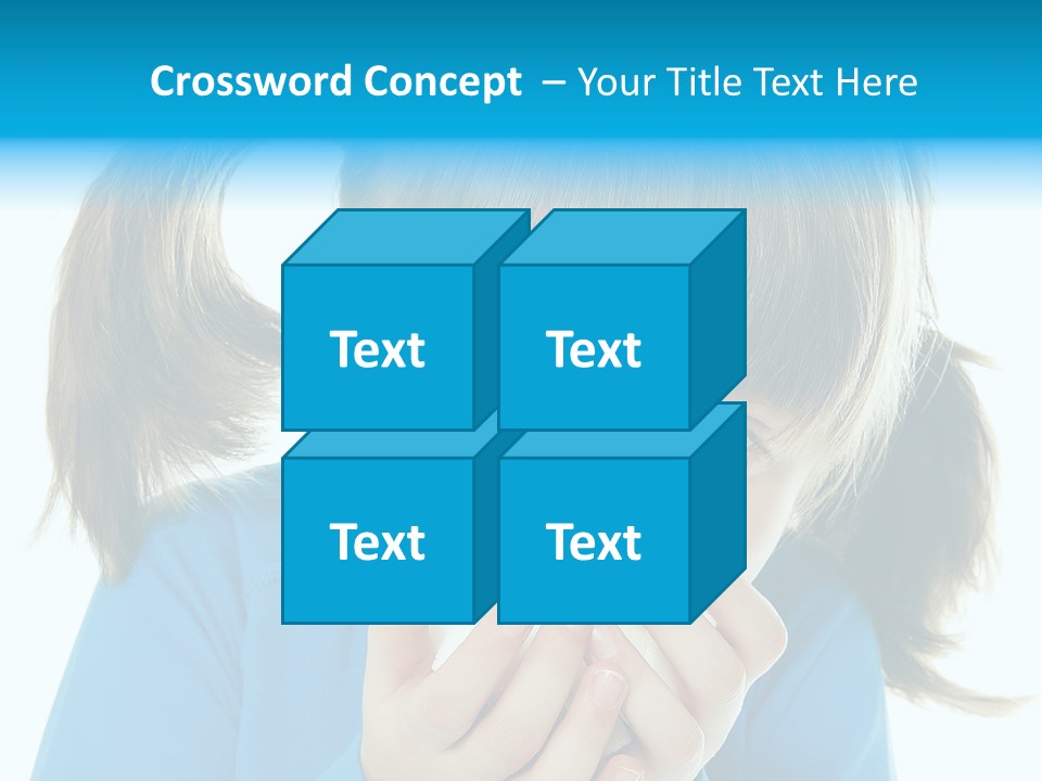 Natural Portrait Caucasian PowerPoint Template