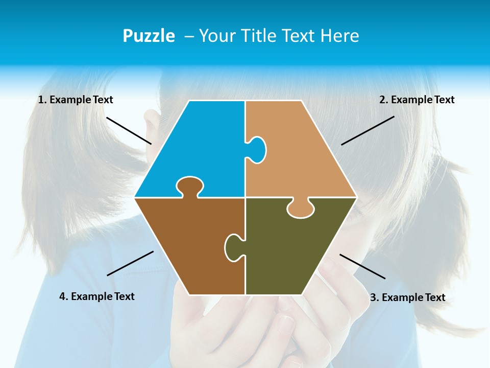 Natural Portrait Caucasian PowerPoint Template