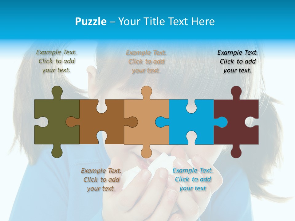 Natural Portrait Caucasian PowerPoint Template