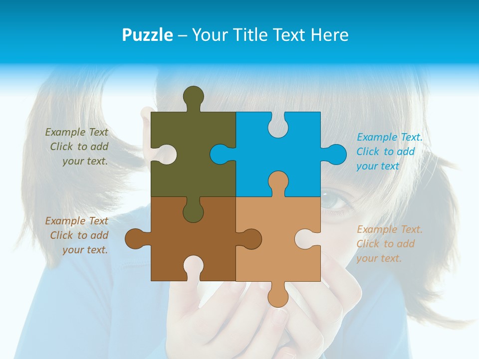 Natural Portrait Caucasian PowerPoint Template