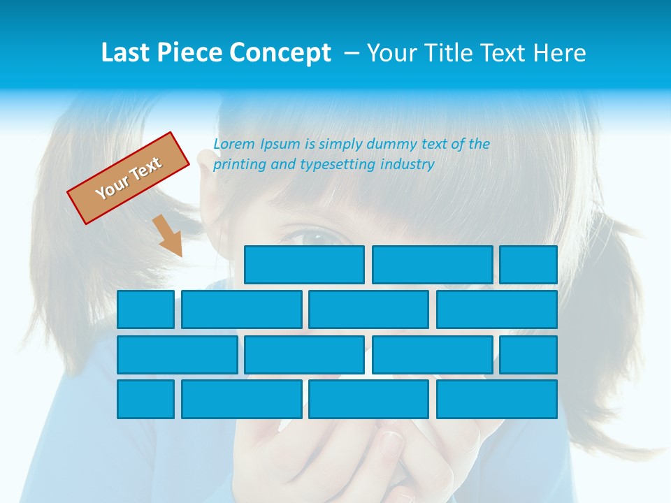 Natural Portrait Caucasian PowerPoint Template