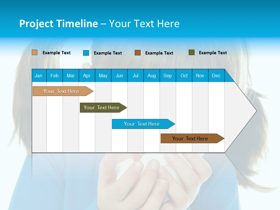 Natural Portrait Caucasian PowerPoint Template