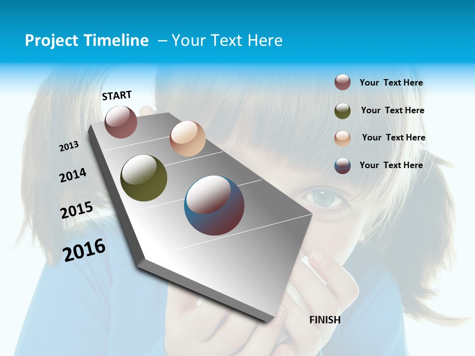 Natural Portrait Caucasian PowerPoint Template