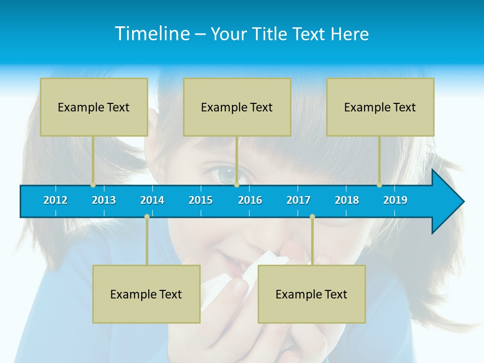 Natural Portrait Caucasian PowerPoint Template