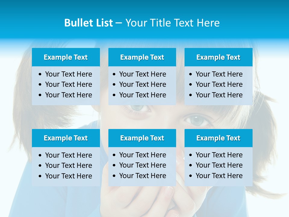 Natural Portrait Caucasian PowerPoint Template