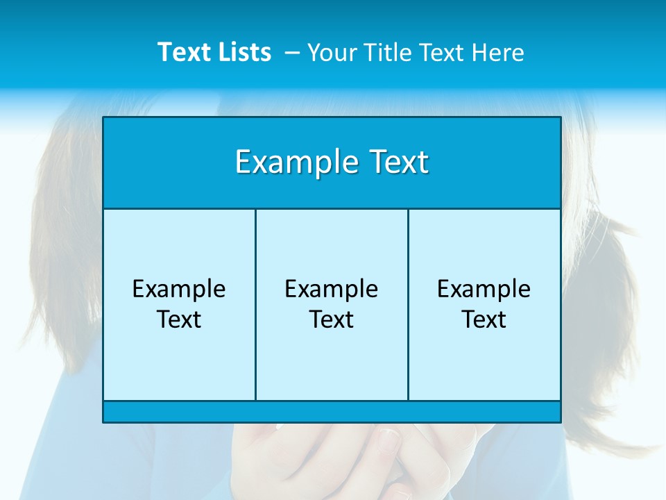 Natural Portrait Caucasian PowerPoint Template