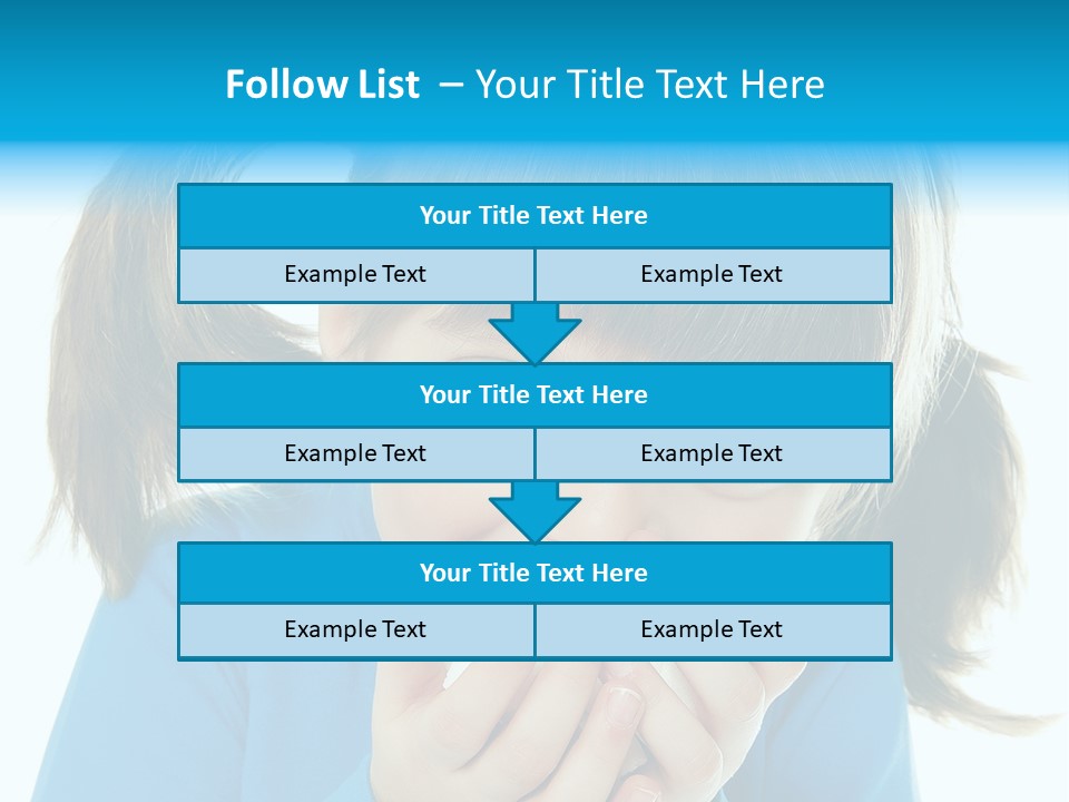 Natural Portrait Caucasian PowerPoint Template