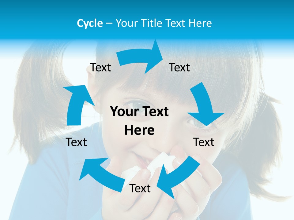 Natural Portrait Caucasian PowerPoint Template