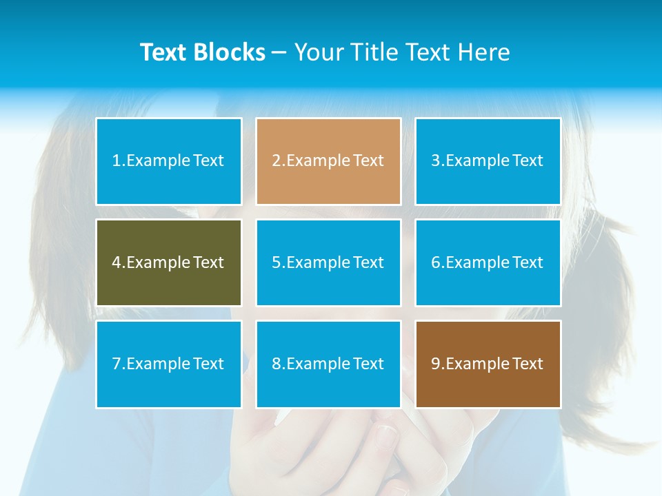 Natural Portrait Caucasian PowerPoint Template