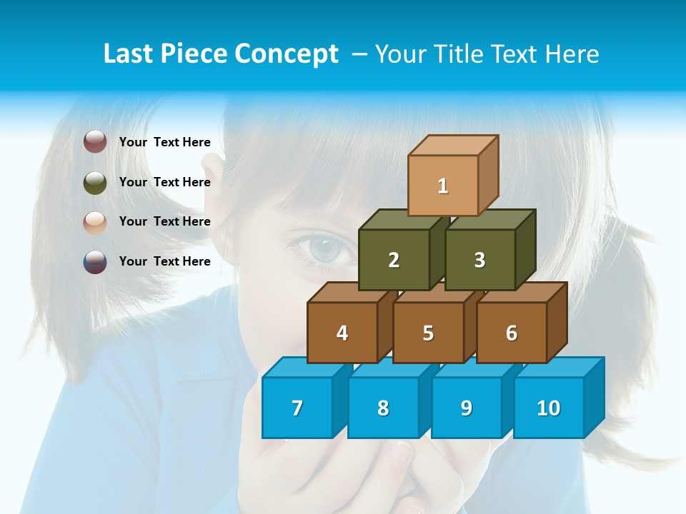 Natural Portrait Caucasian PowerPoint Template