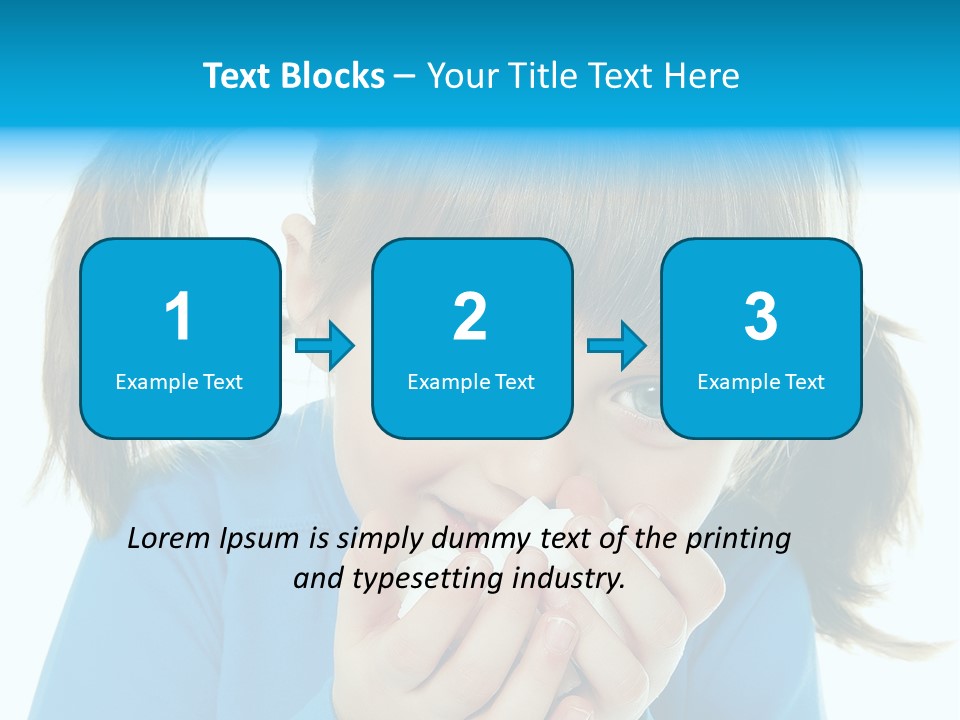 Natural Portrait Caucasian PowerPoint Template