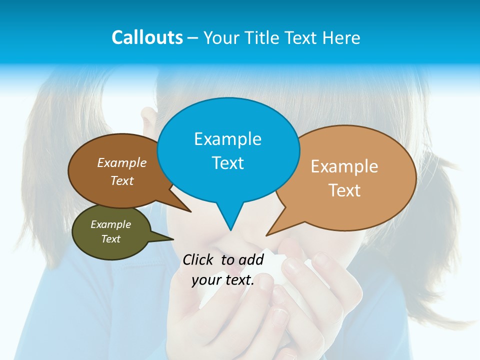 Natural Portrait Caucasian PowerPoint Template