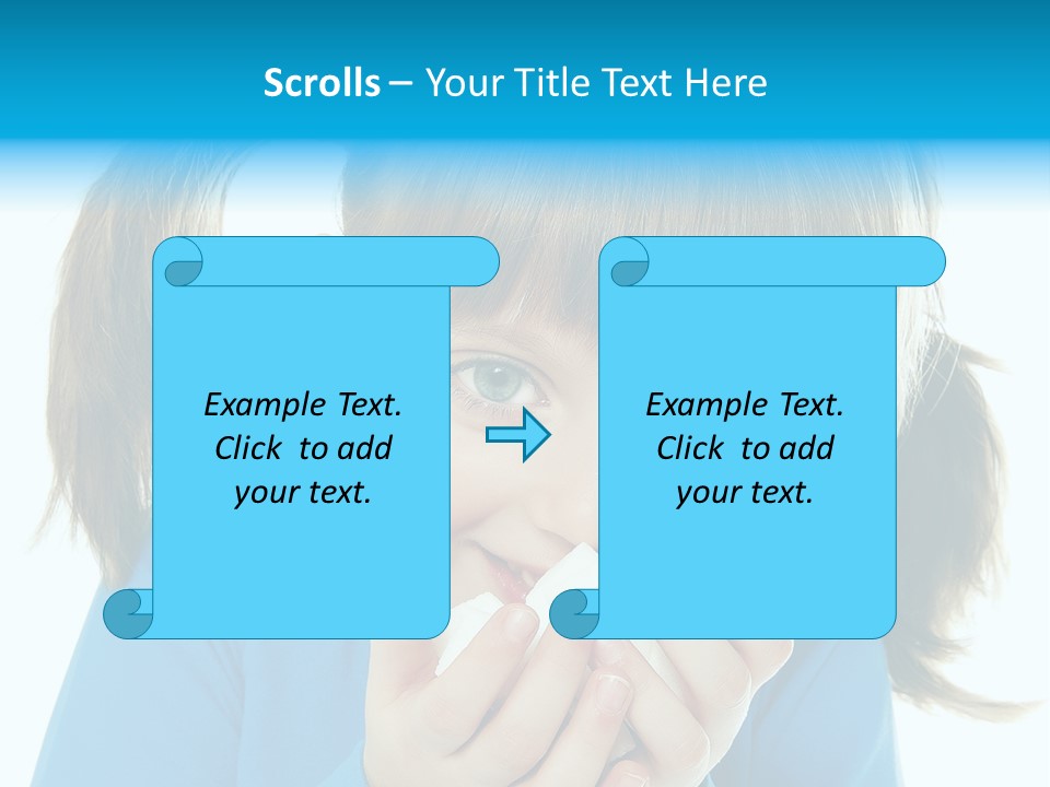 Natural Portrait Caucasian PowerPoint Template