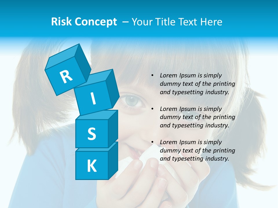 Natural Portrait Caucasian PowerPoint Template