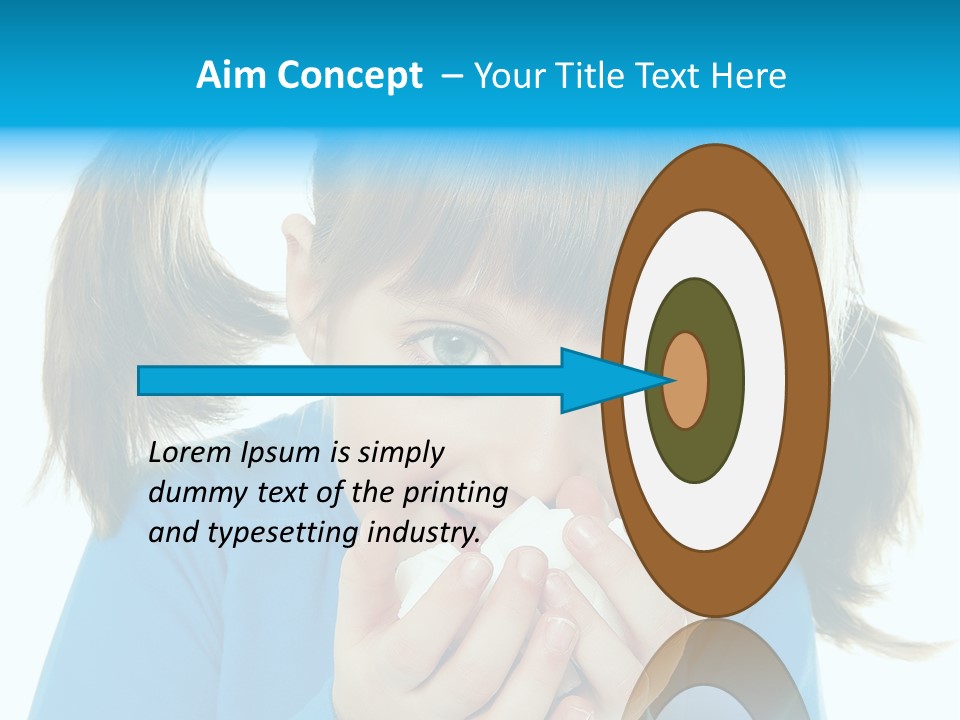 Natural Portrait Caucasian PowerPoint Template