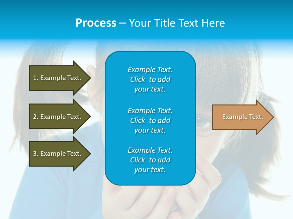 Natural Portrait Caucasian PowerPoint Template