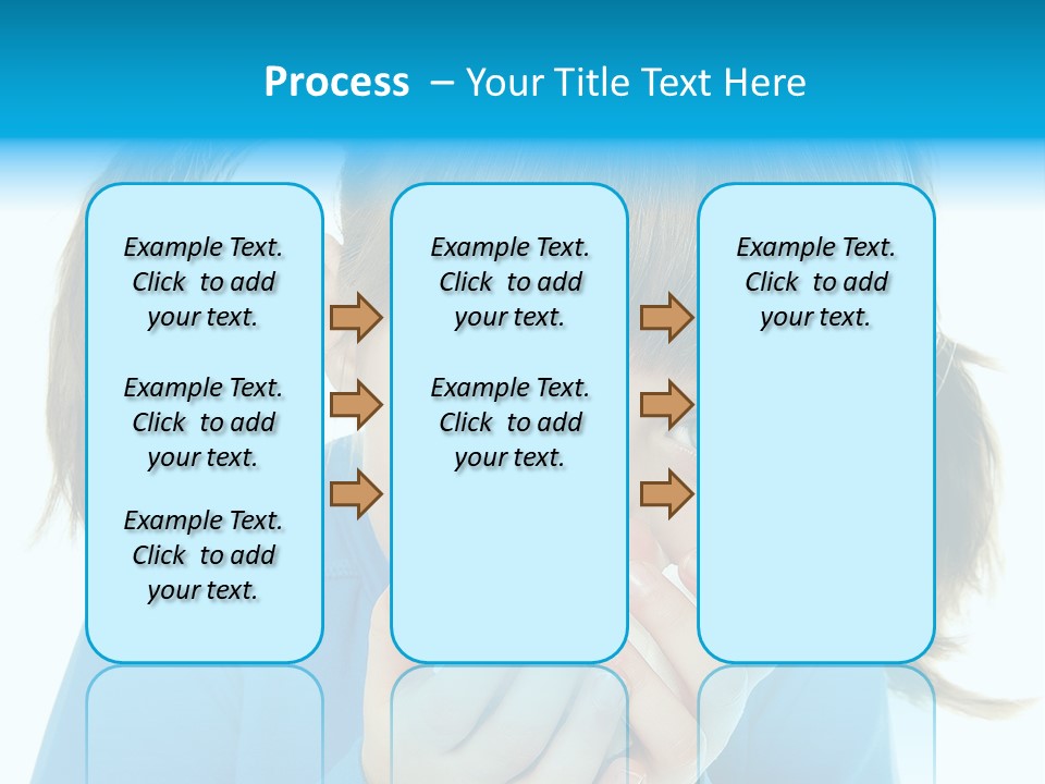 Natural Portrait Caucasian PowerPoint Template