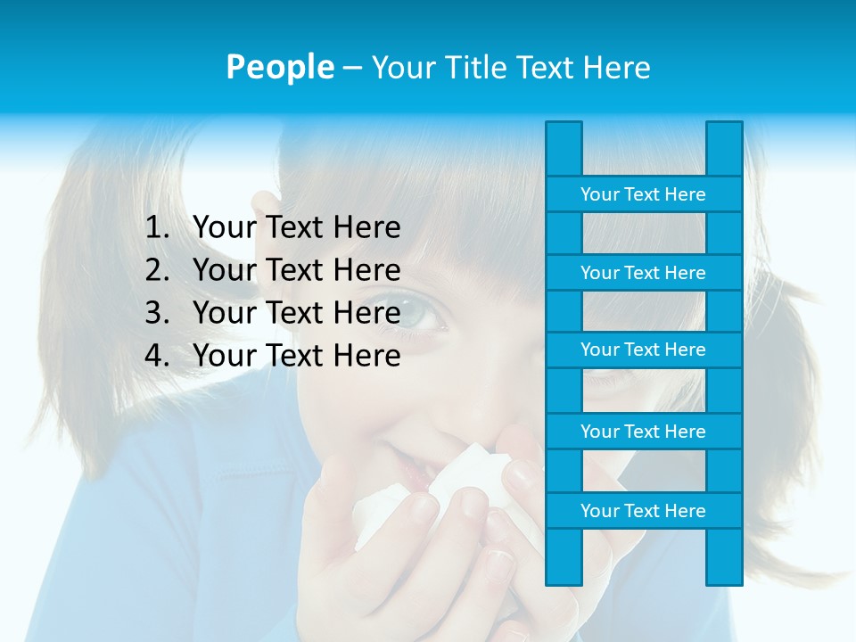 Natural Portrait Caucasian PowerPoint Template