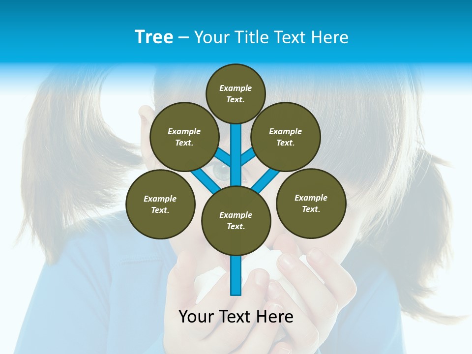 Natural Portrait Caucasian PowerPoint Template