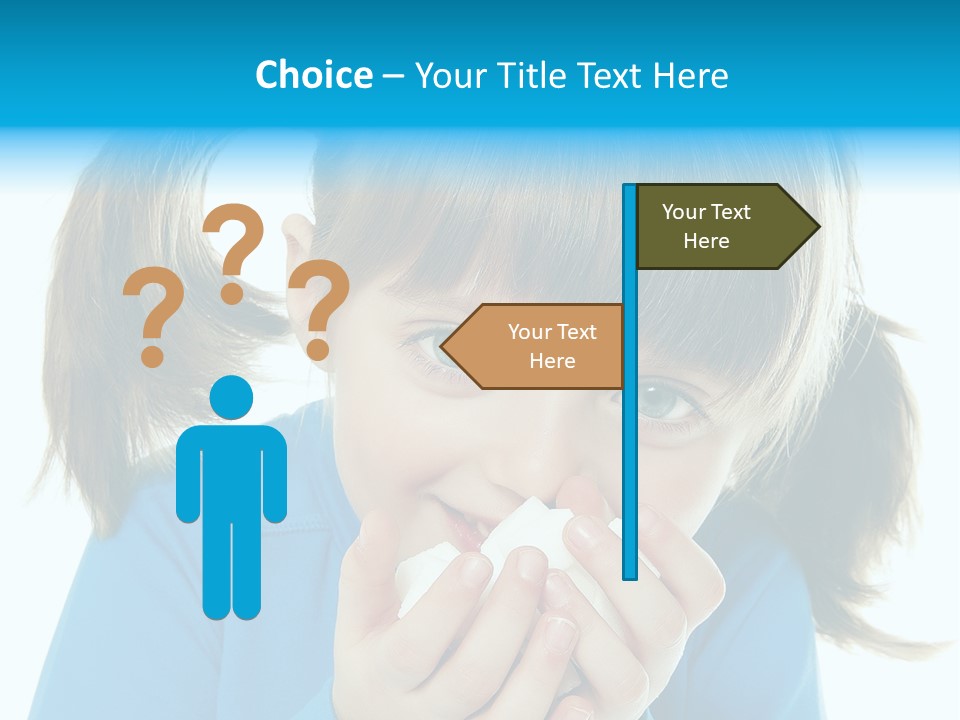 Natural Portrait Caucasian PowerPoint Template