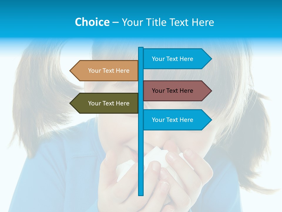 Natural Portrait Caucasian PowerPoint Template