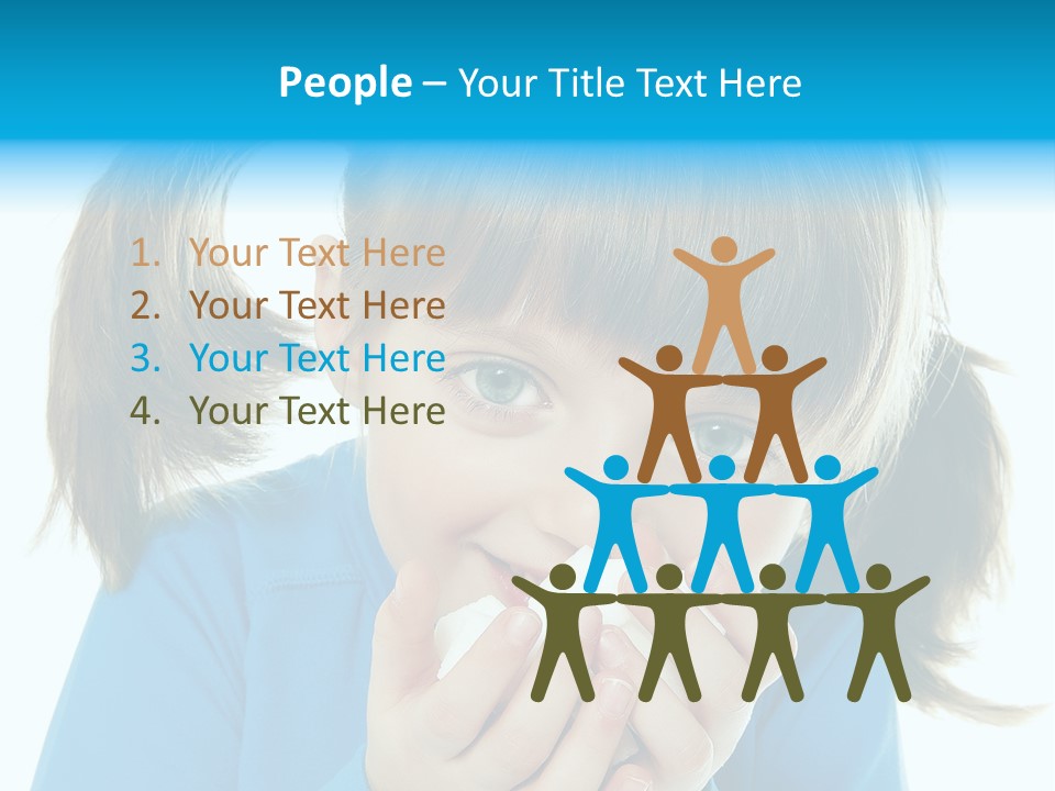 Natural Portrait Caucasian PowerPoint Template