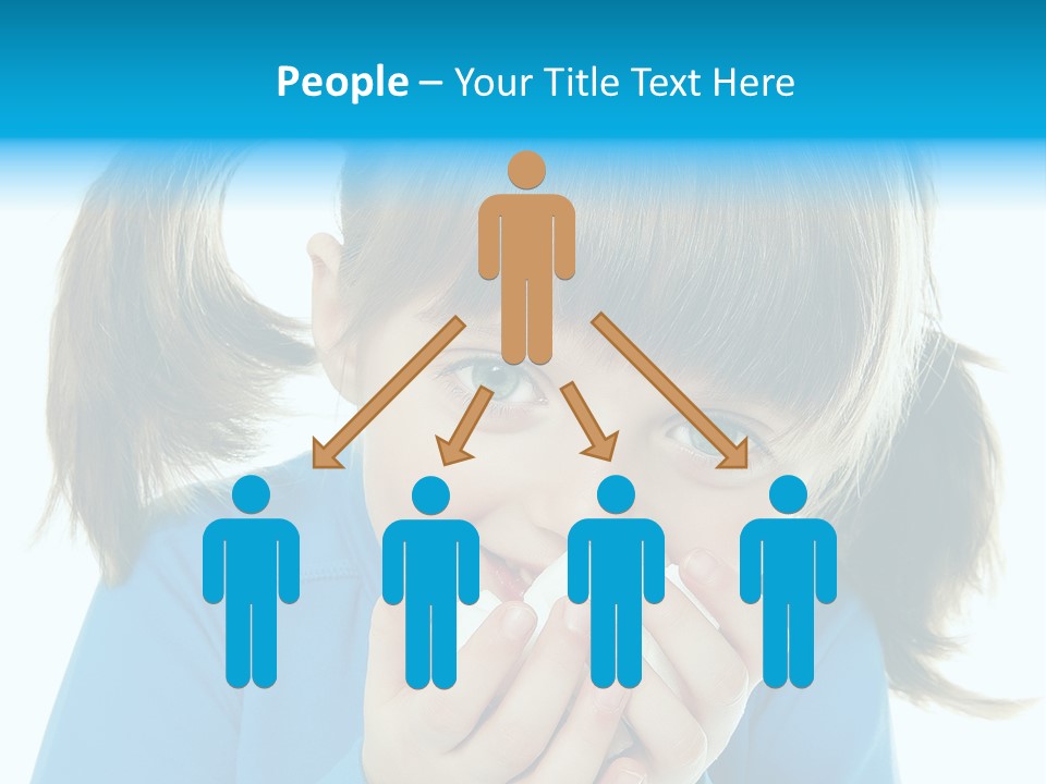 Natural Portrait Caucasian PowerPoint Template