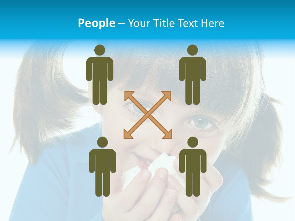 Natural Portrait Caucasian PowerPoint Template