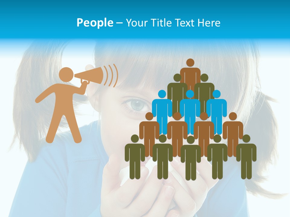 Natural Portrait Caucasian PowerPoint Template