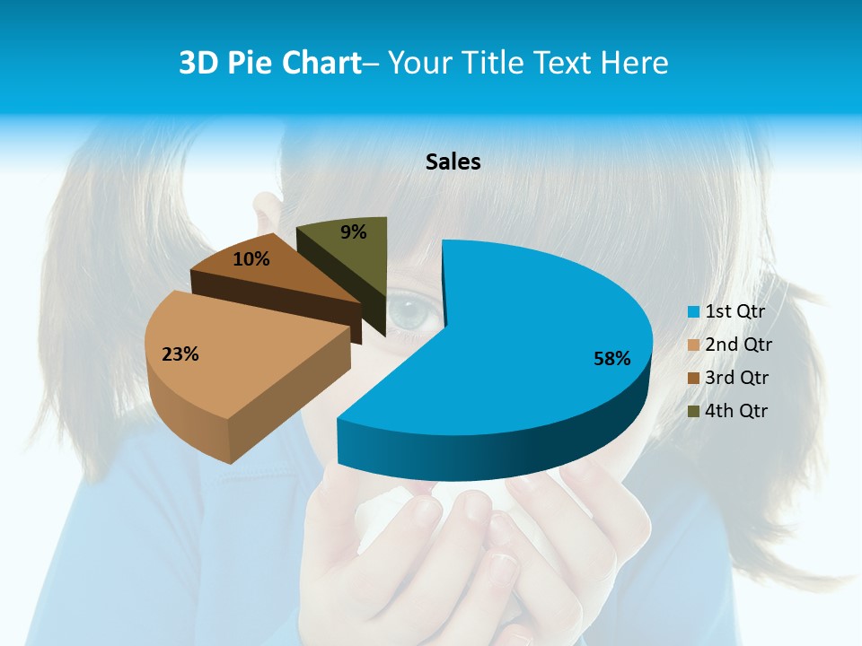 Natural Portrait Caucasian PowerPoint Template