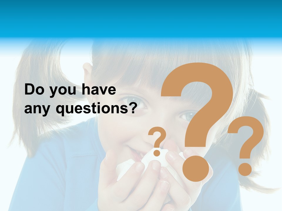 Natural Portrait Caucasian PowerPoint Template