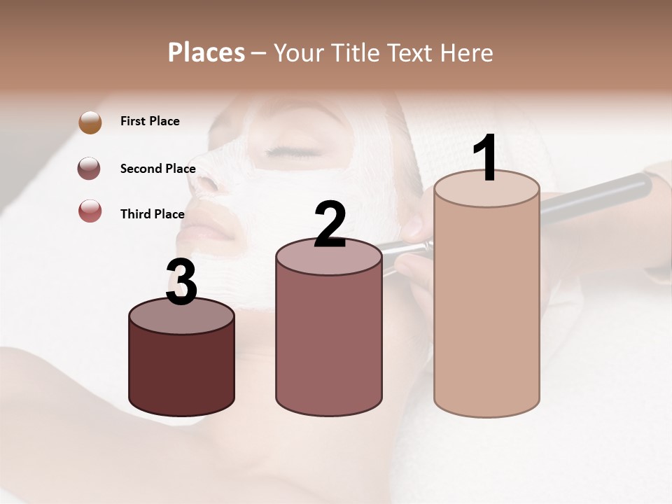 Applying Treatment Woman PowerPoint Template