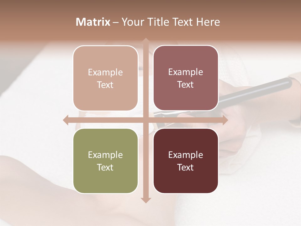 Applying Treatment Woman PowerPoint Template