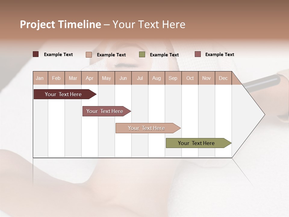 Applying Treatment Woman PowerPoint Template