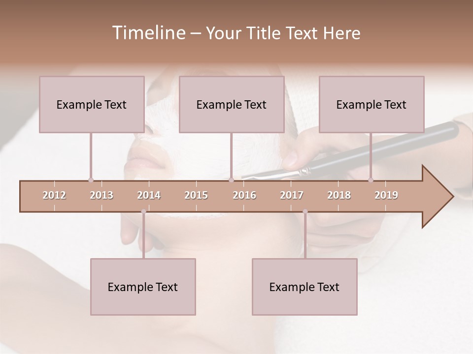 Applying Treatment Woman PowerPoint Template