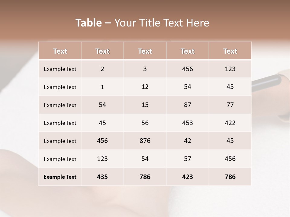 Applying Treatment Woman PowerPoint Template