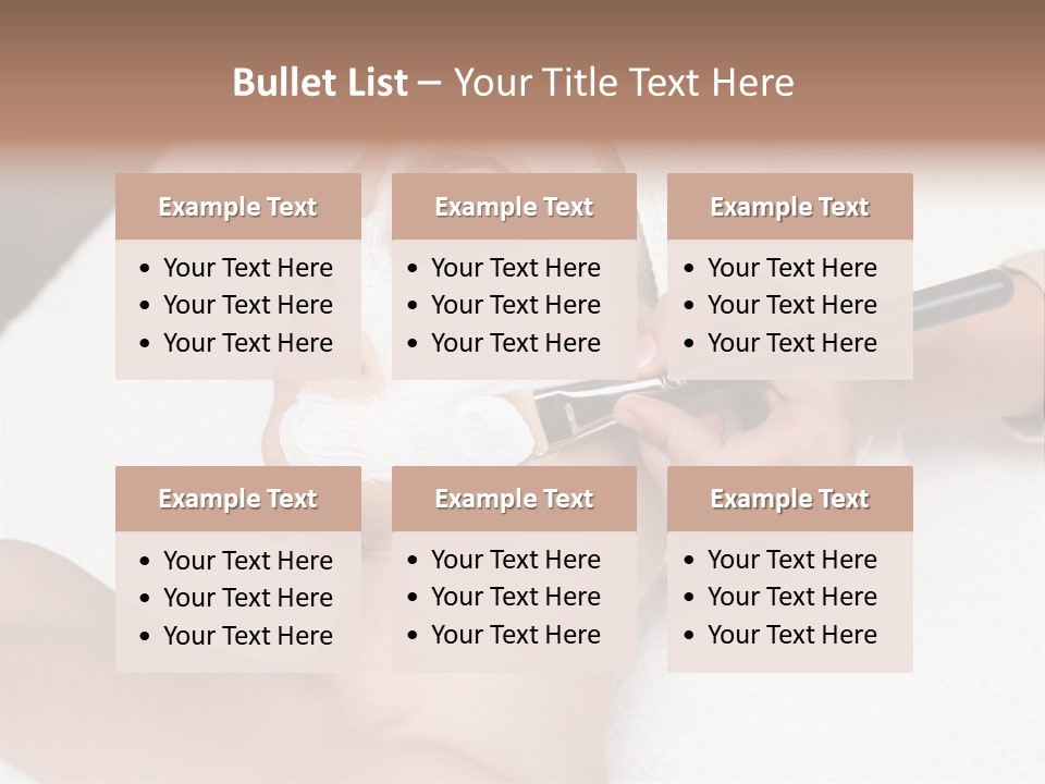 Applying Treatment Woman PowerPoint Template