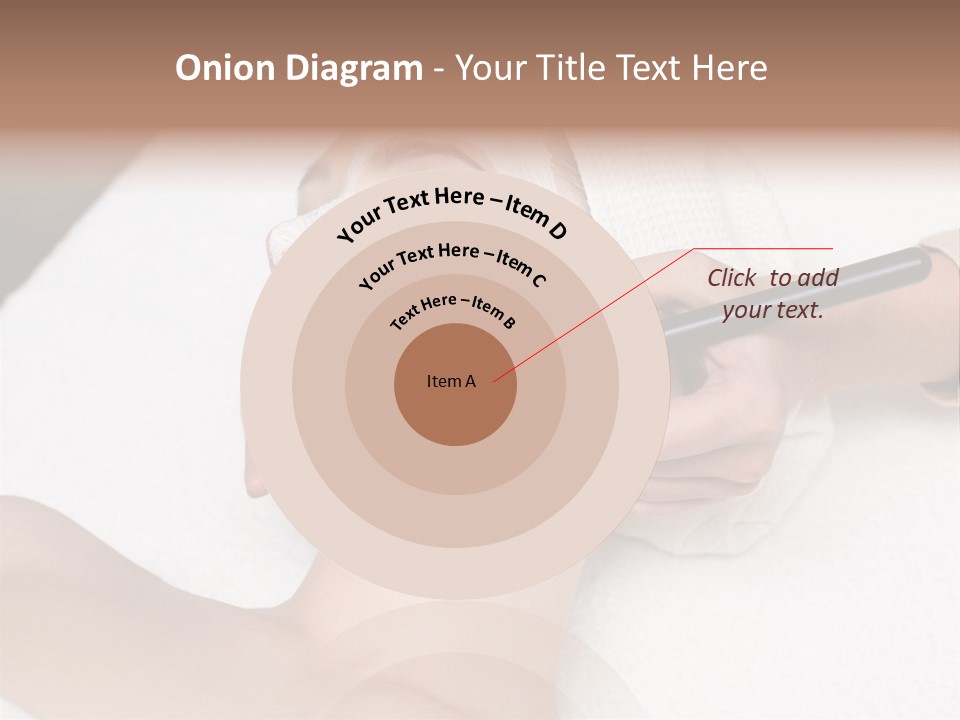 Applying Treatment Woman PowerPoint Template