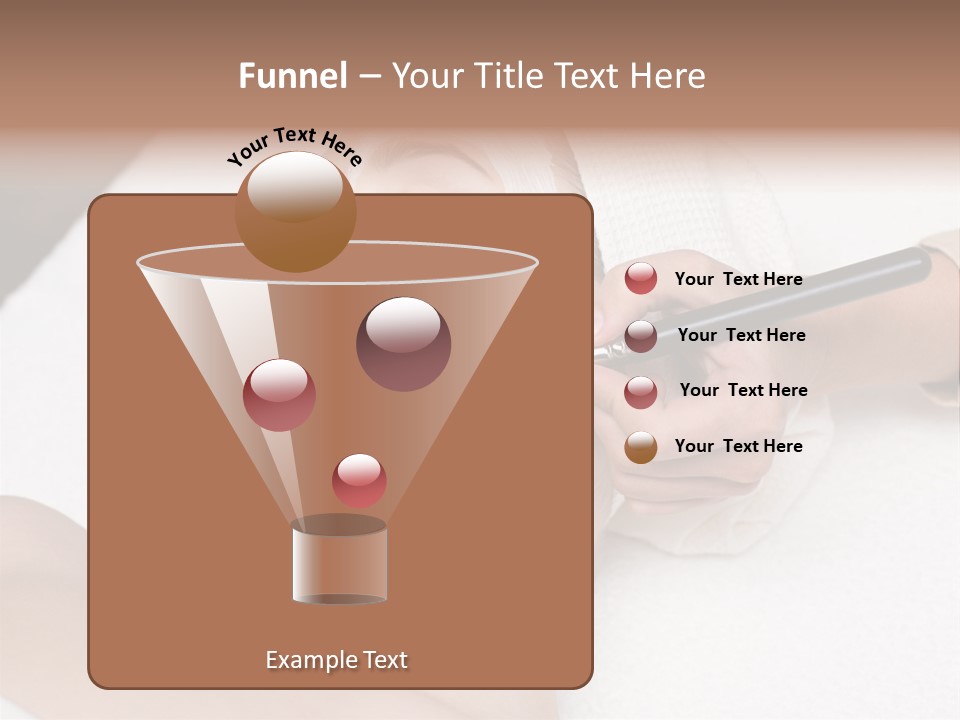 Applying Treatment Woman PowerPoint Template