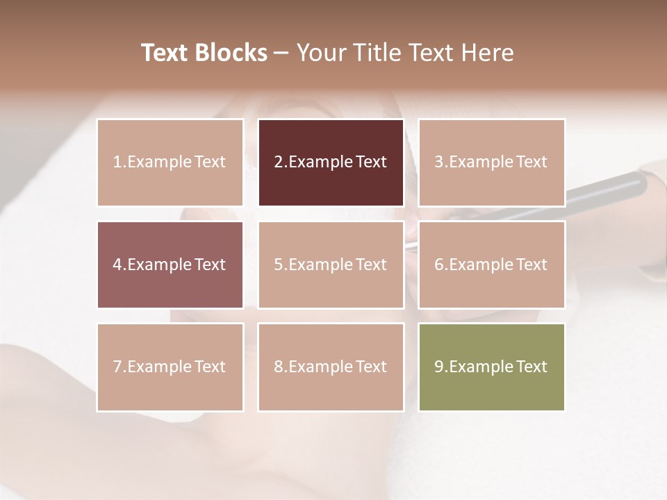 Applying Treatment Woman PowerPoint Template